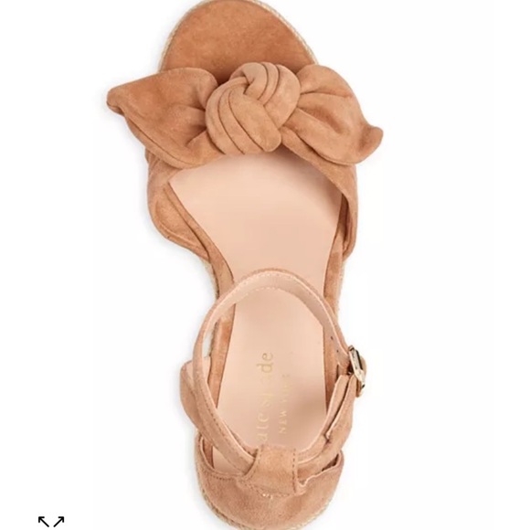 Kate Spade Kianna Tan Wedge Sandals - Picture 3 of 10